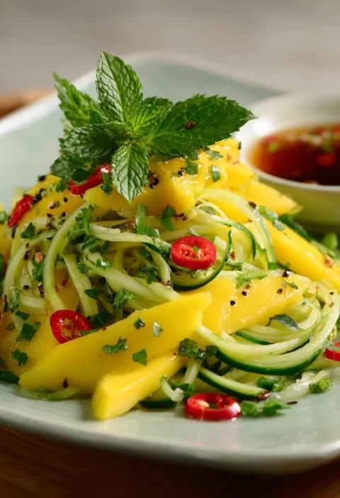 Thai Mango Cucumber Salad Discover Perfect Recipe