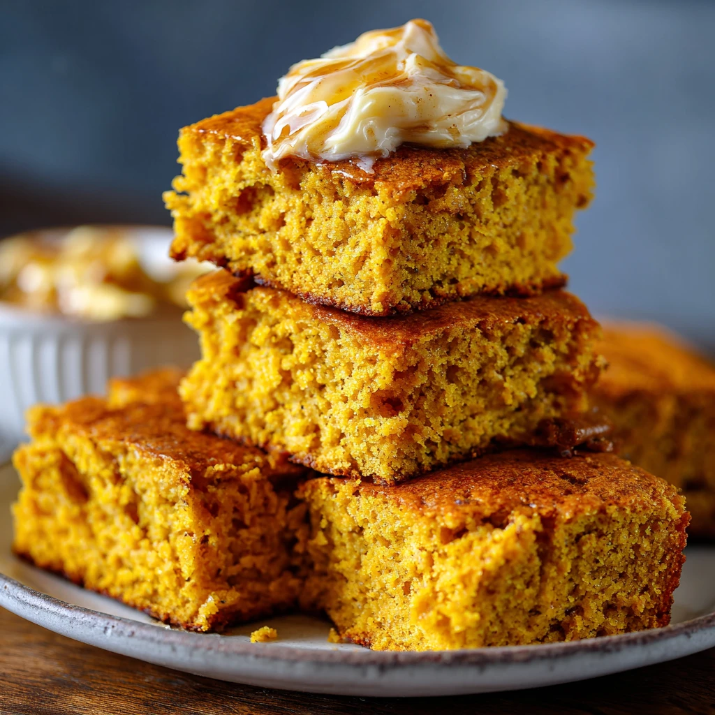 The Best Sweet Potato Cornbread With Cinnamon Honey Butter
