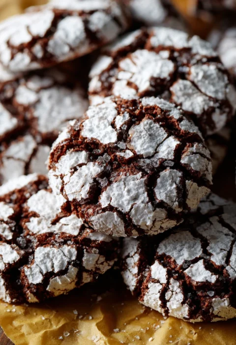 Easiest 3ingredient Cookies Crinkle