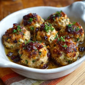 Turkey Stuffing Balls