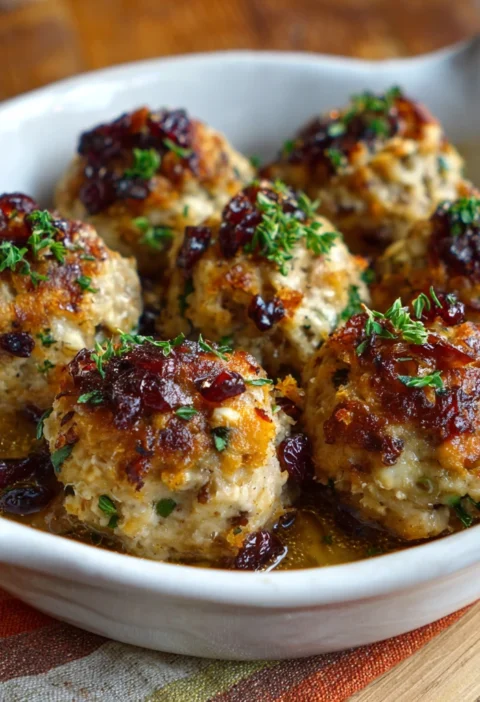 Turkey Stuffing Balls