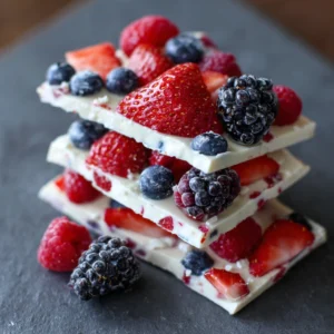 Viral Frozen Yogurt Bark With Berries You’ll Love