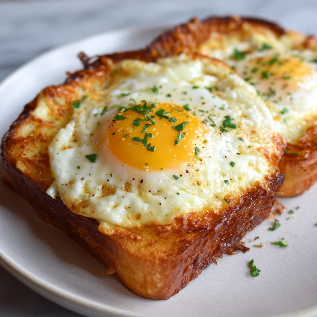 Air Fryer Egg & Cheese Toast : Breakfast in Minutes