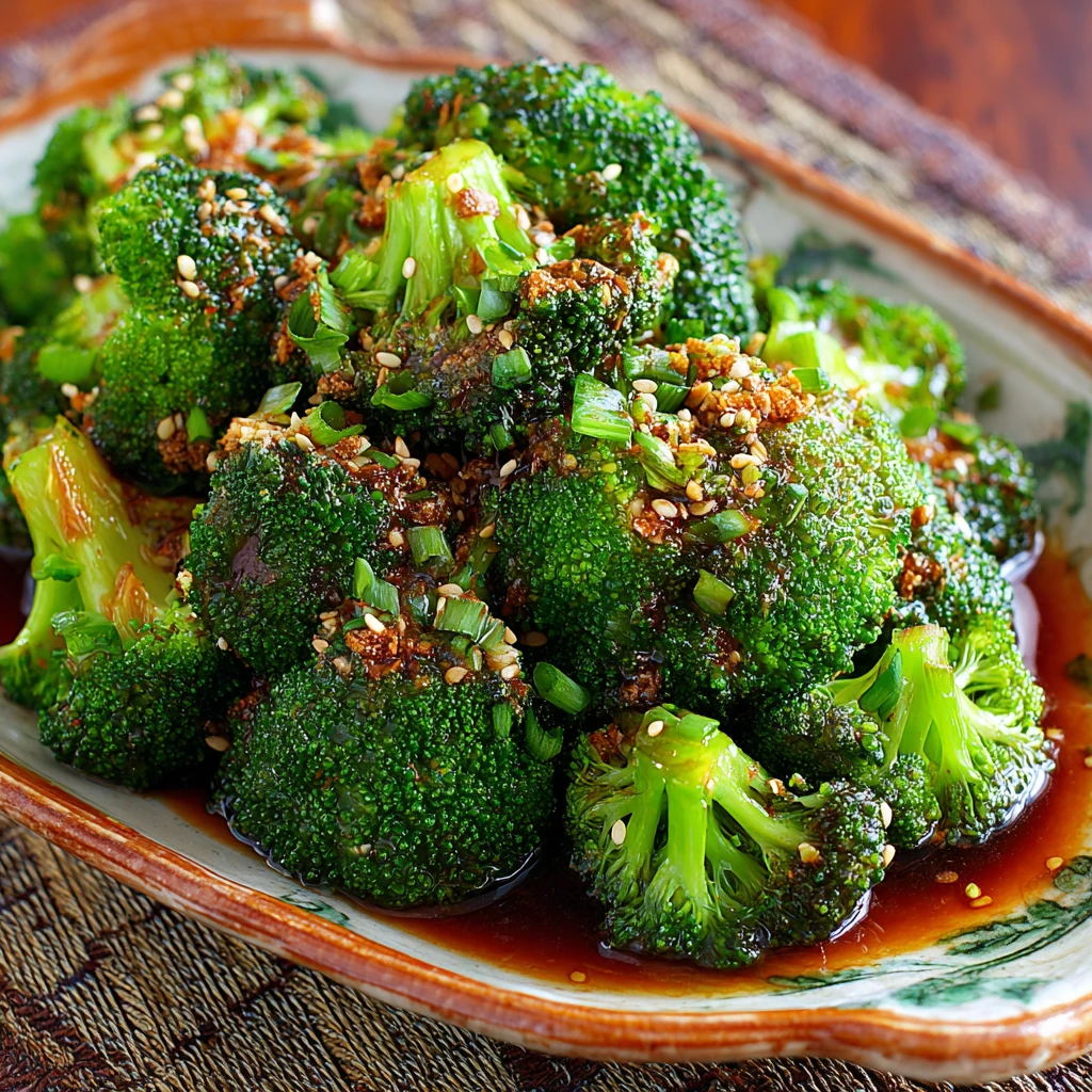 Asian Style Broccoli With Garlic Sauce