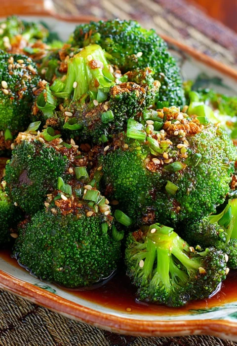 Asian Style Broccoli Garlic Sauce