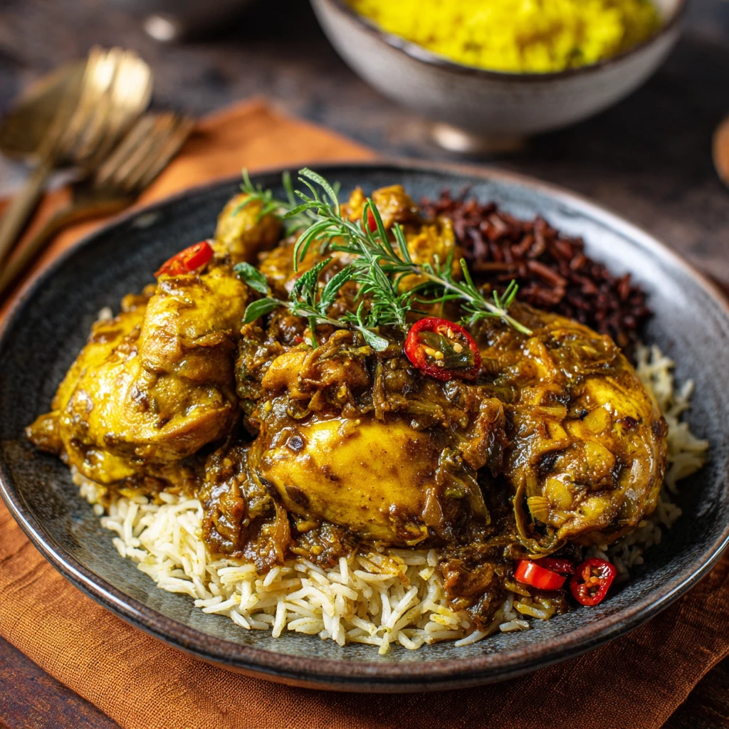 Authentic Jamaican Curry Chicken