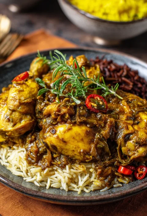Authentic Jamaican Curry Chicken