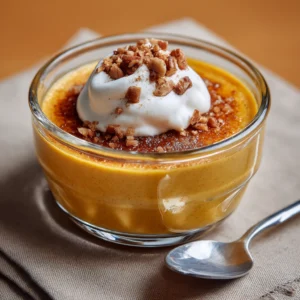 Baked Pumpkin Spice Pudding