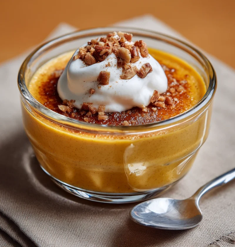 Baked Pumpkin Spice Pudding