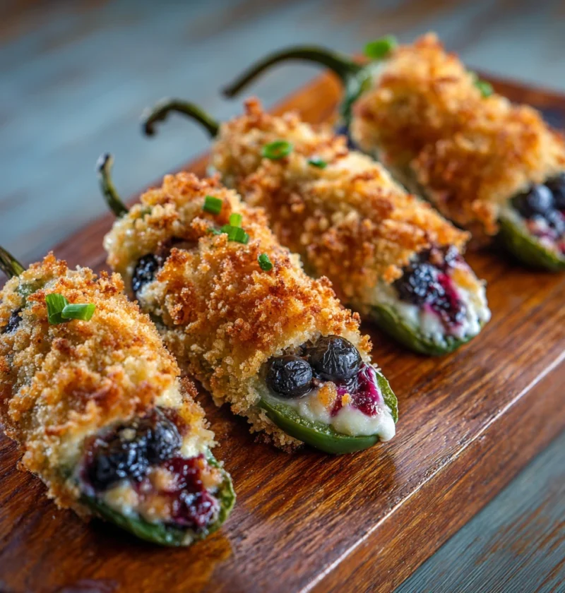 Blueberry Brie Jalapeo Poppers