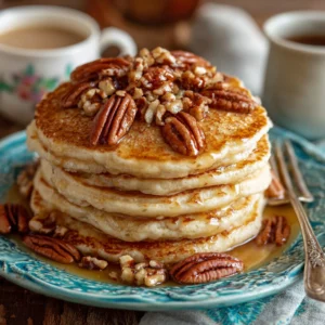 Butter Pecan Pancakes : Perfect For Breakfast