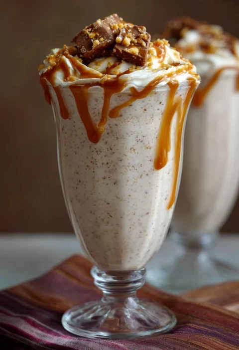 Caramel Swirl Milkshake Luxurious Treat From Recipes