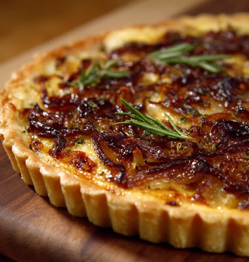 Caramelized Onion Tart Christmas Thanksgiving Recipe