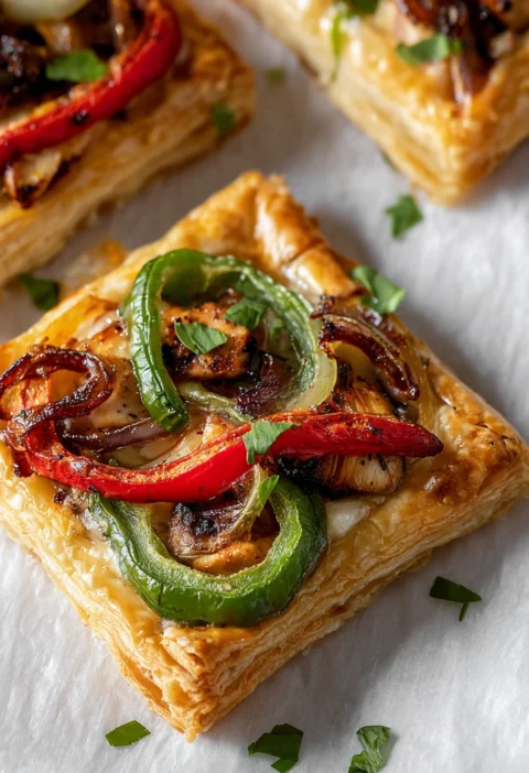 Chicken Fajita Puff Pastry