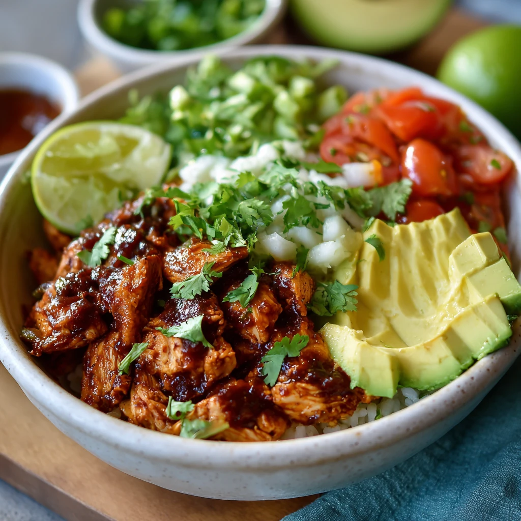 Chipotle Chicken Burrito Bowl : Perfect Healthy Dinner