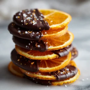 Chocolate Dipped Candied Orange Slices
