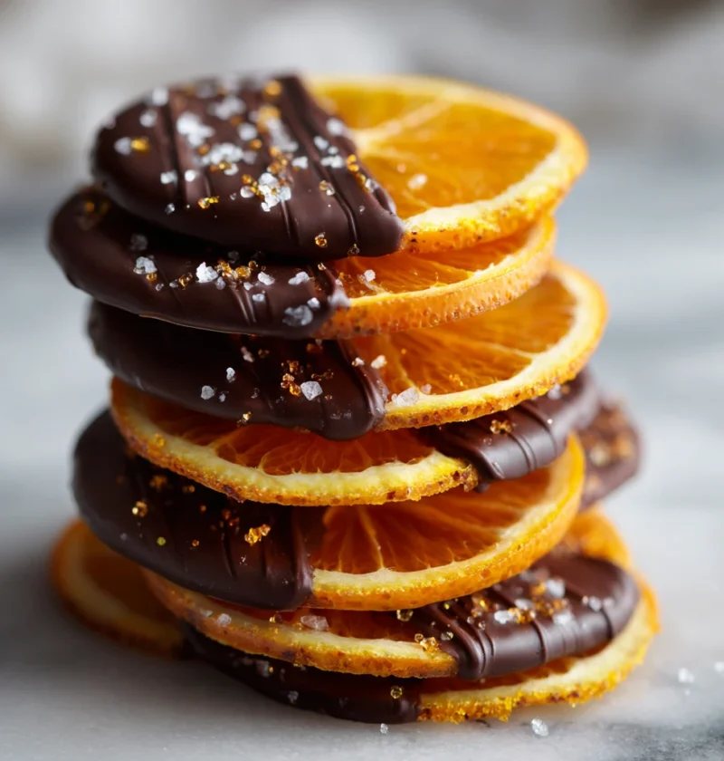 Chocolate Dipped Candied Orange Slices