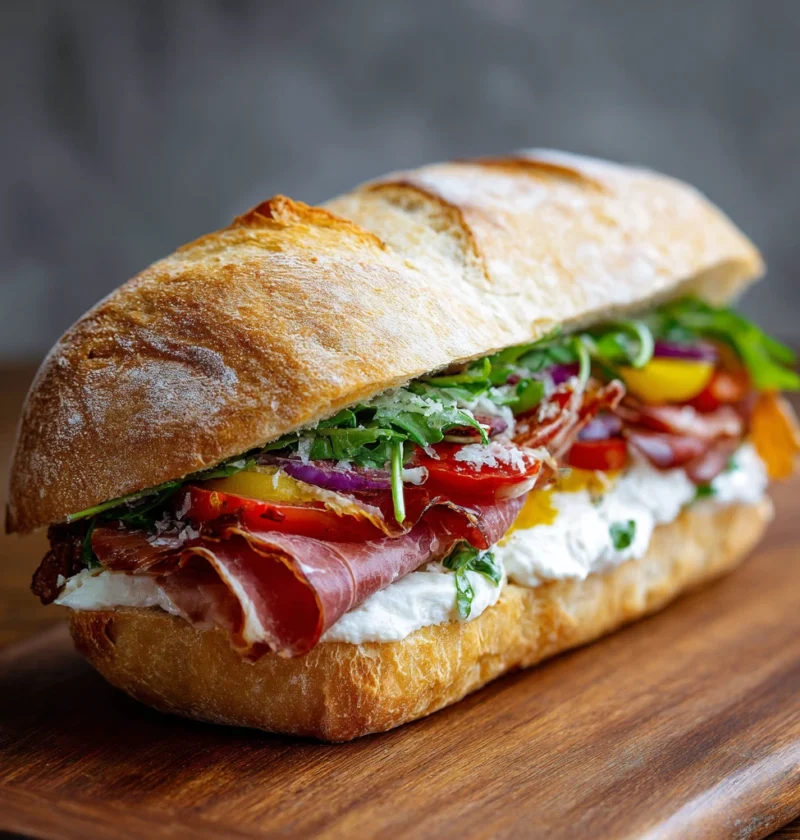Classic Gourmet Ciabatta Sandwich