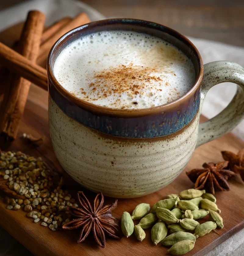 Coconut Chai Tea Latte Exotic Warming Spices