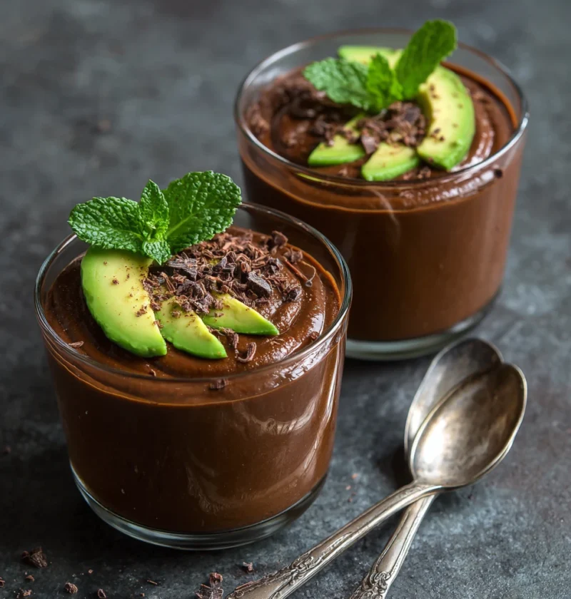 Creamy Chocolate Avocado Mousse Comfort Healthy Dessert