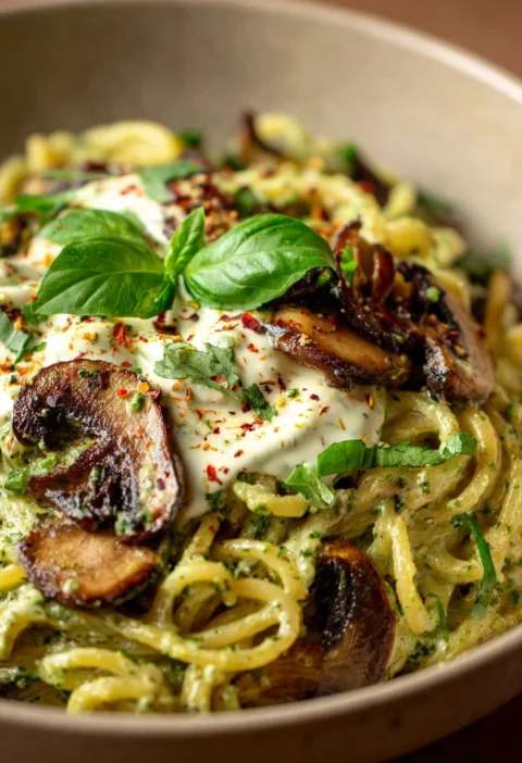 Creamy Pesto Pasta Sauce One