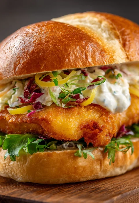 Crispy Fried Cod Sandwich Perfect Fish Recipe