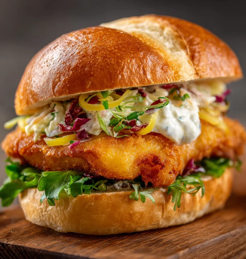 Crispy Fried Cod Sandwich Perfect Fish Recipe