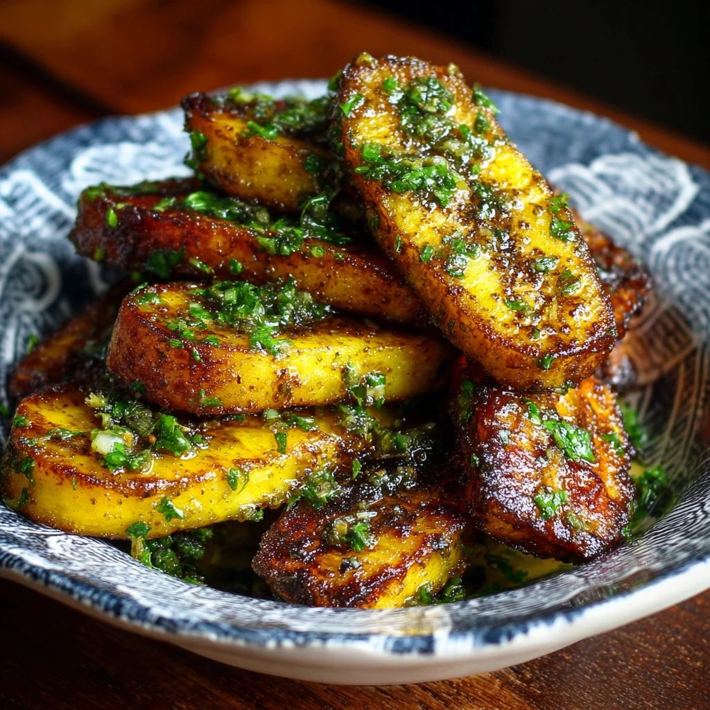 Delicious Cuban Mojo Roasted Plantains