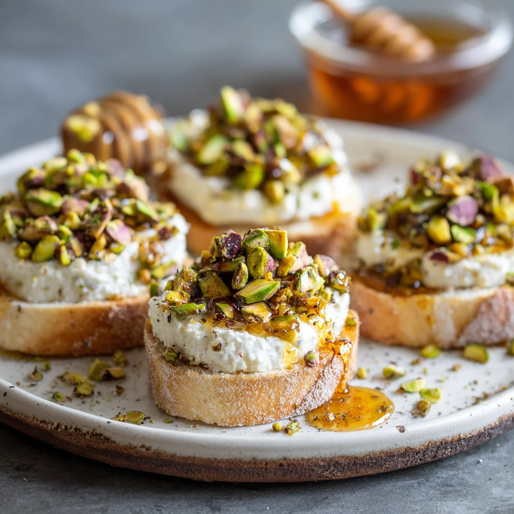 Easy Boursin Appetizer with Pistachios & Hot Honey