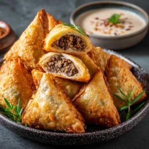 Fried Beef Sambusa : Traditional Recipe for Ramadan & Special Occasions