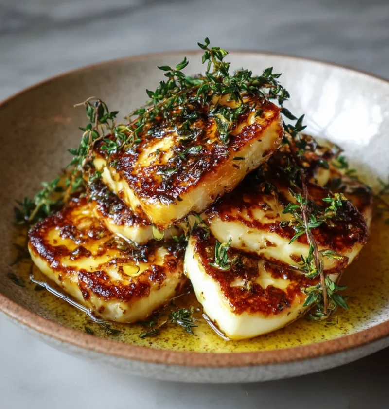 Halloumi Honey Thyme