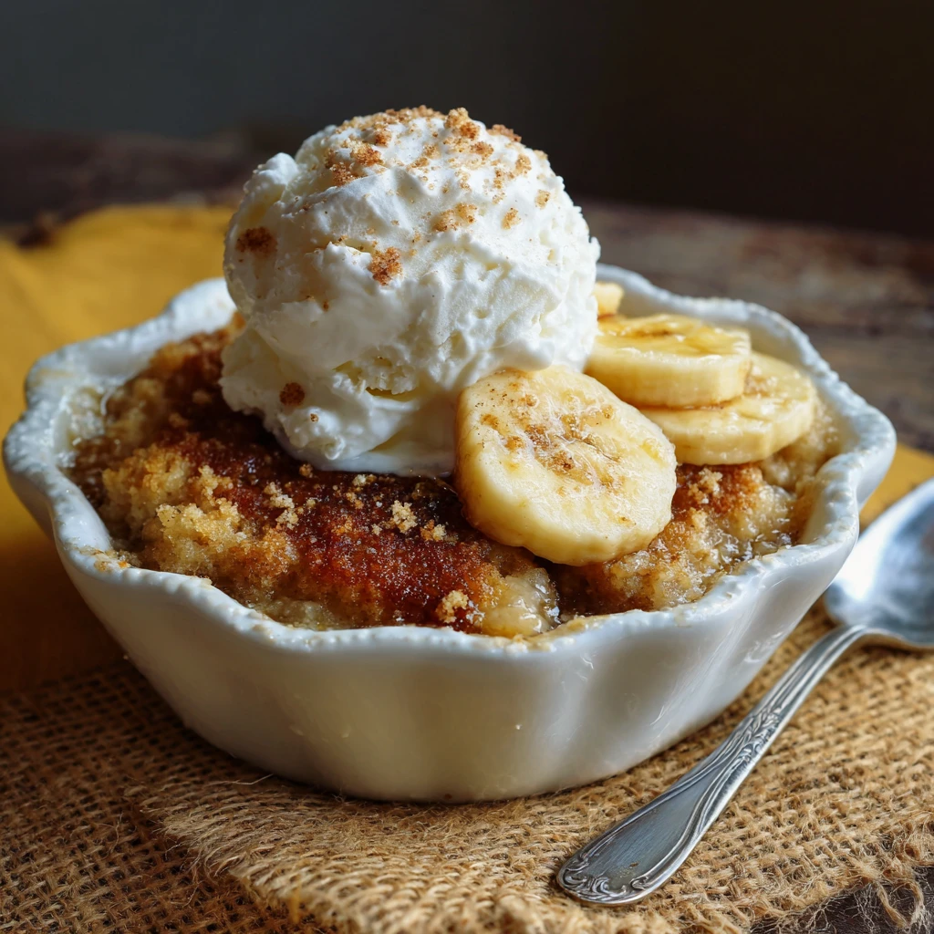 Irresistible Southern Banana Cobbler