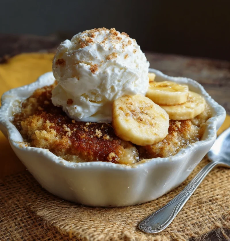 Irresistible Southern Banana Cobbler
