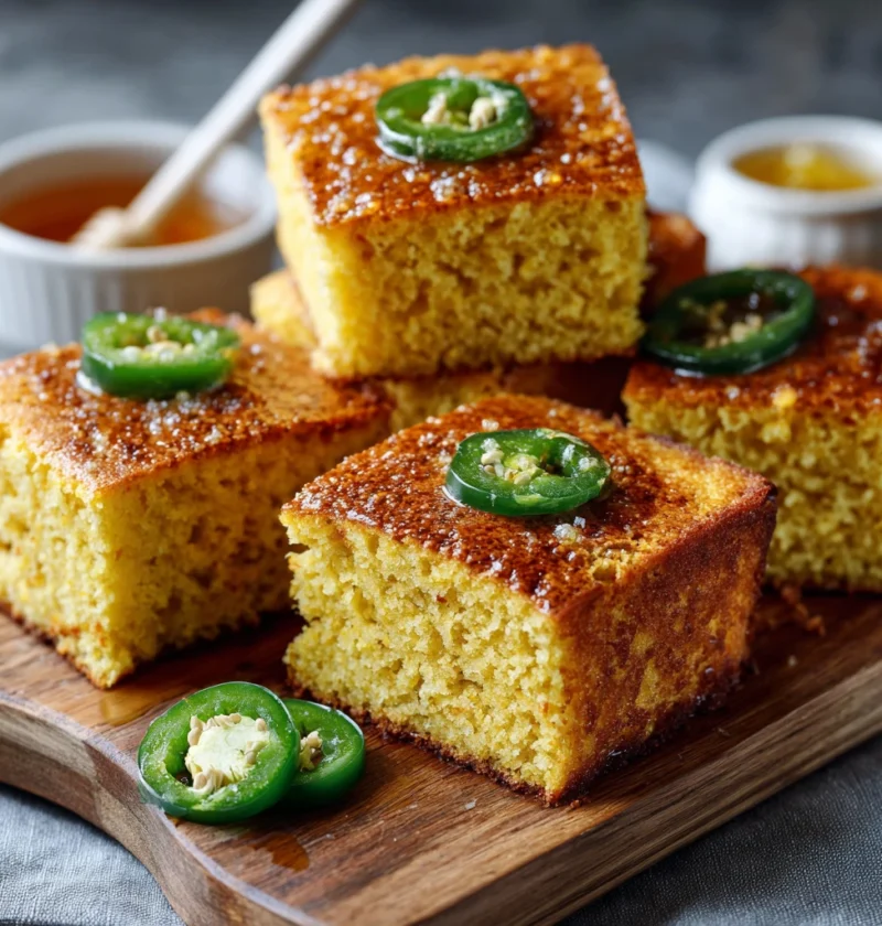 Jalapeo Honey Cornbread Spicy Sweet Flavor