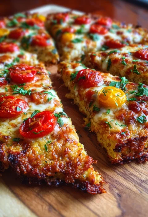 Low Carb High Protein Packed Flavor Chicken Crust