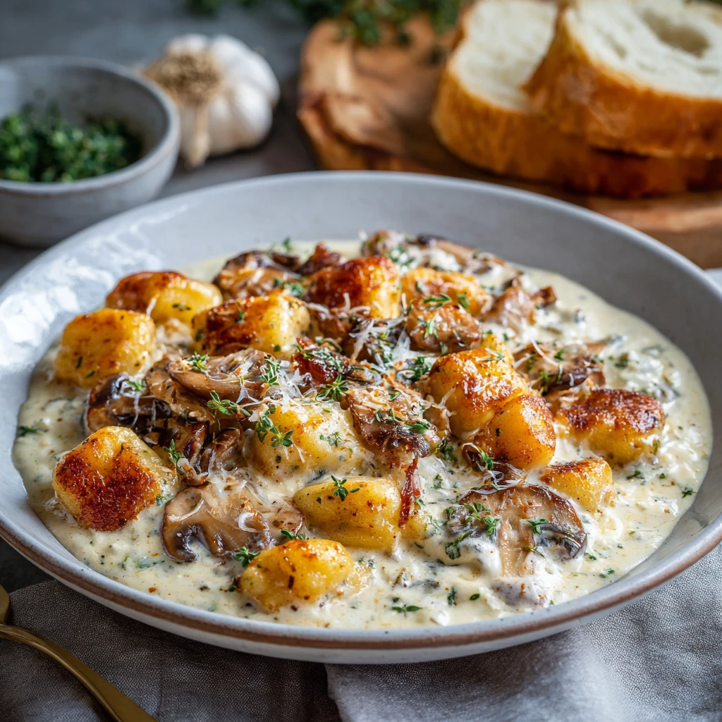 Millionaire Gnocchi with Creamy Sauce : Rich, Comforting & Irresistible