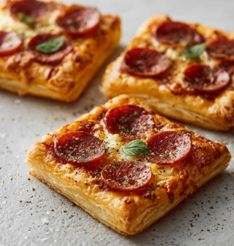 Pepperoni Pizza Puff Pastry