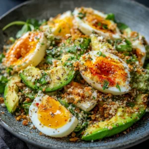 Protein Egg and Avocado Salad