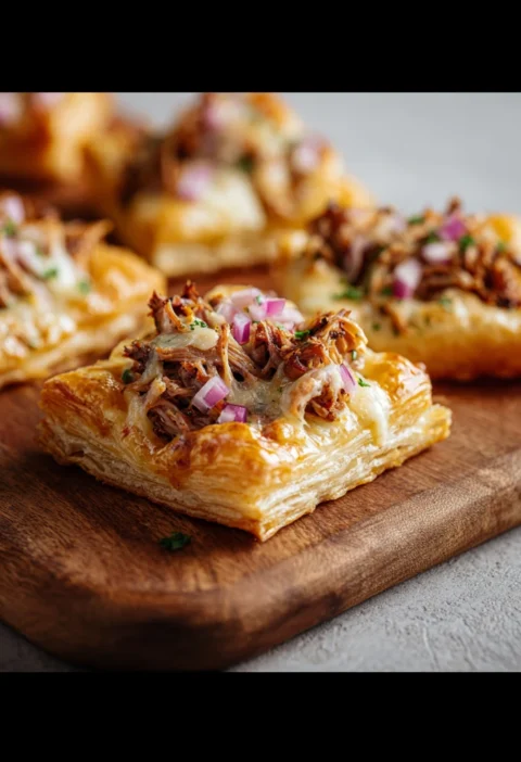 Pulled Pork Puff Pastry