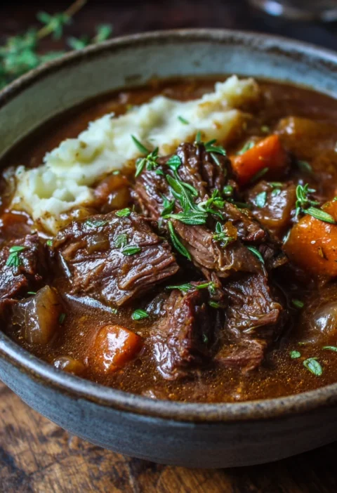 Slow Cooked Scottish Beef Stew Cozy Hearty