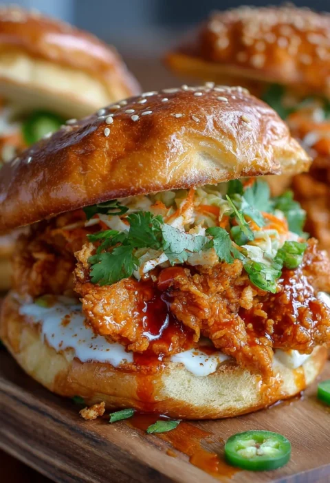 Spicy Bang Chicken Sandwiches Recipe