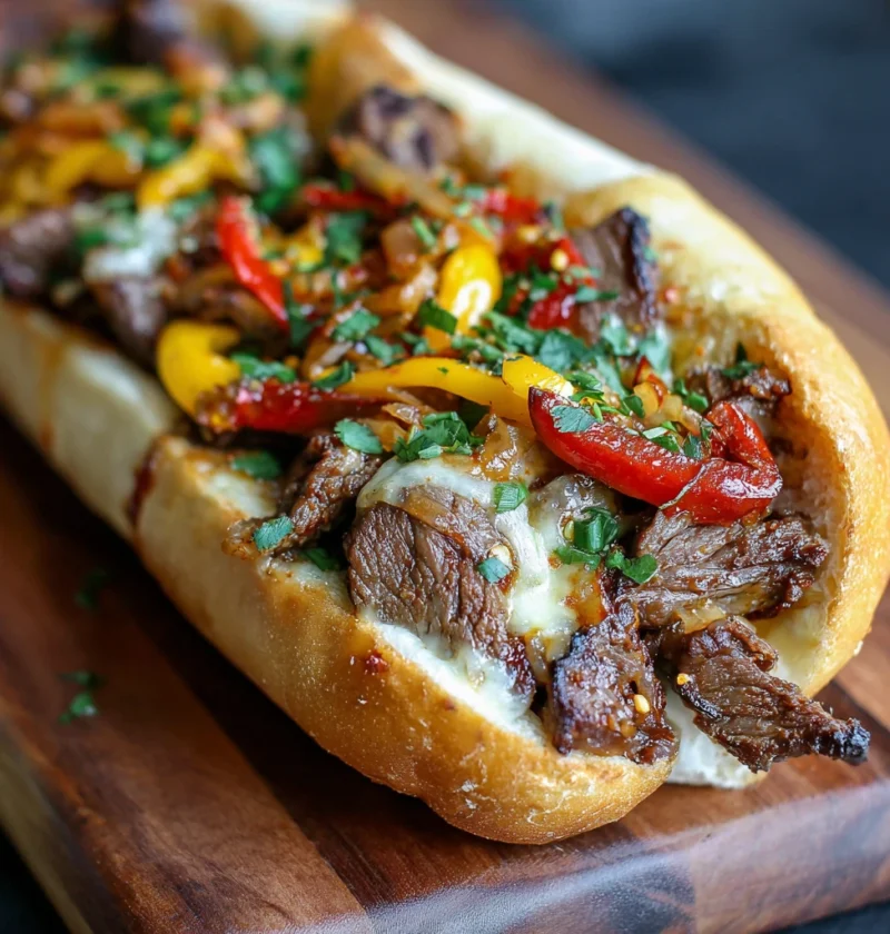Spicy Kimchi Bulgogi Cheesesteak Recipe