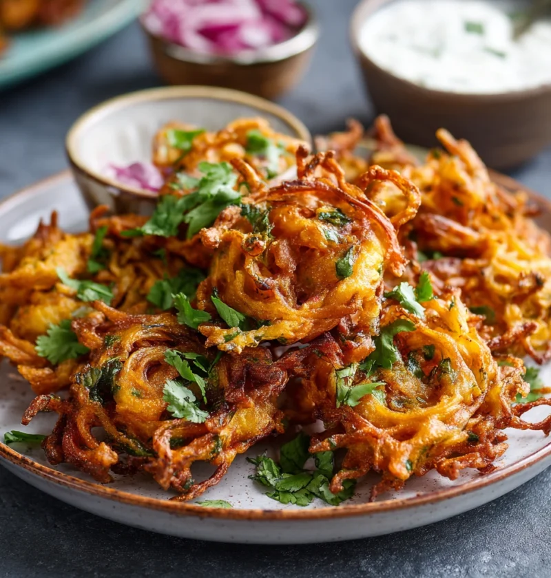 Crispy Onion Bhajis Recipe Ready Minutes