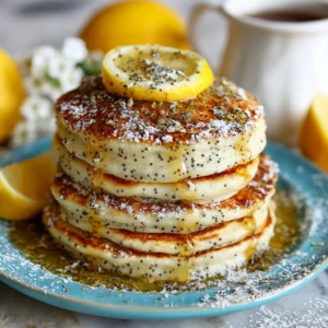 These Lemon Poppy Seed Pancakes Are Seriously Addictive