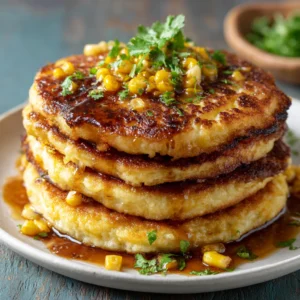 Venezuelan Sweet Corn Cachapas
