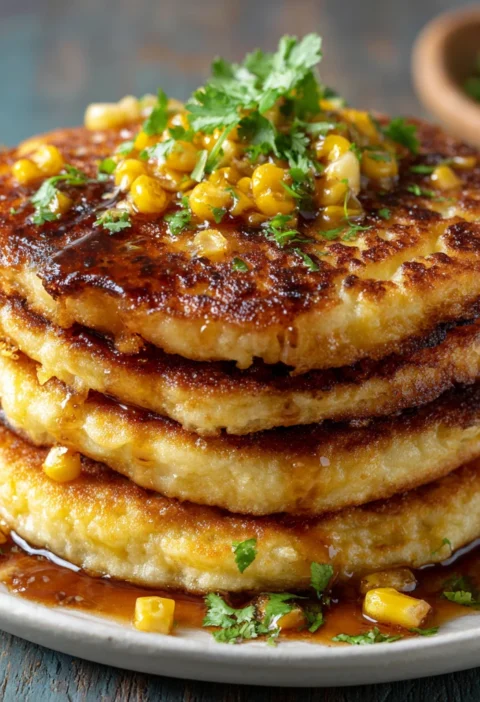 Venezuelan Sweet Corn Cachapas