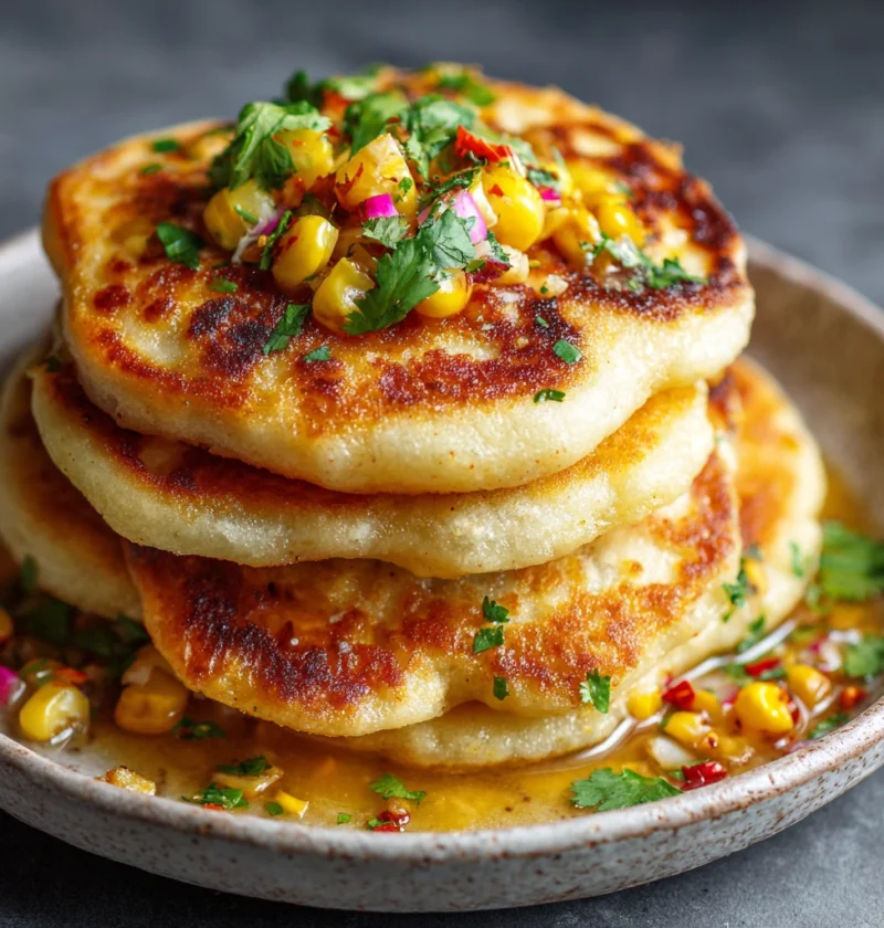 Venezuelan Sweet Corn Cachapas