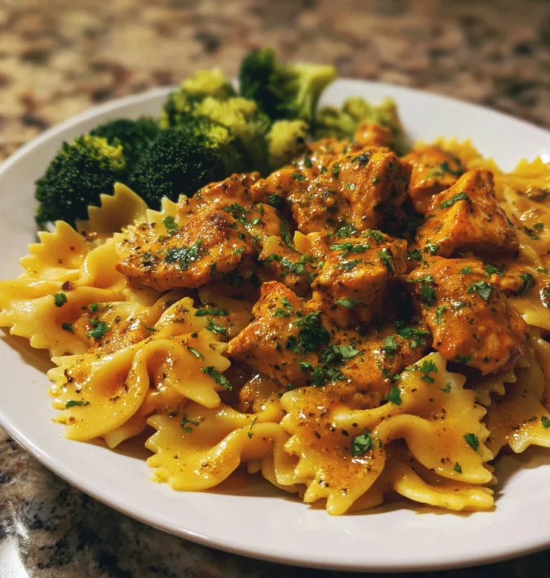 Zesty Cowboy Butter Chicken Broccoli Bowties