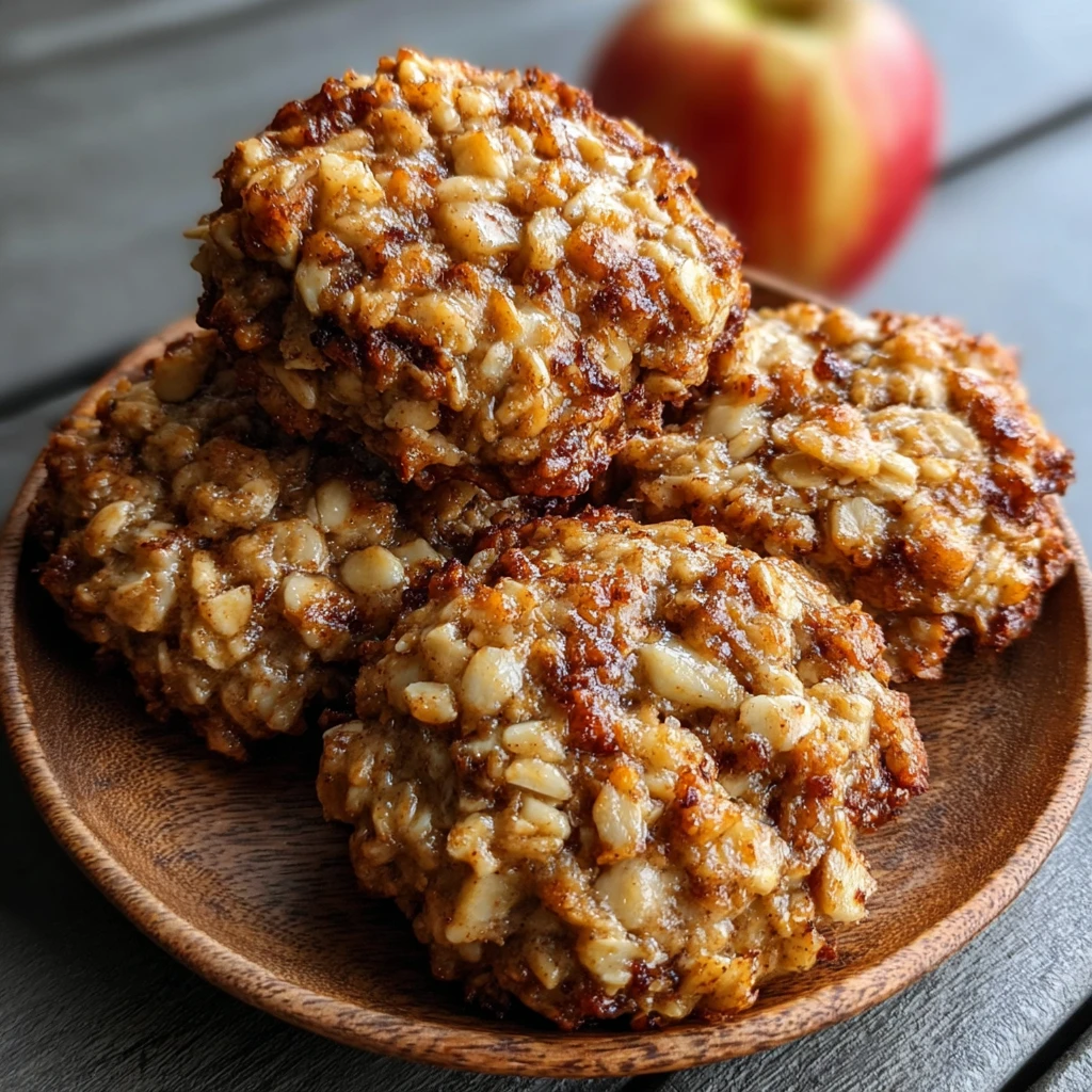 Apple Cinnamon Cottage Cheese Breakfast Cookies