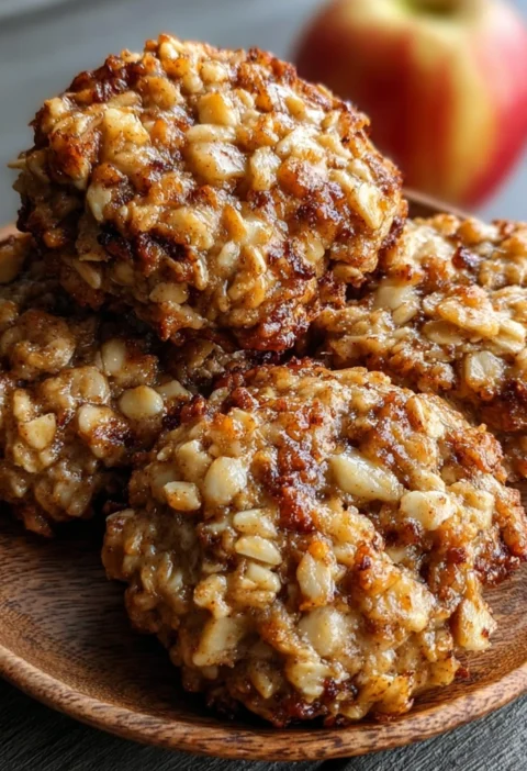 Apple Cinnamon Cottage Cheese Breakfast Cookies
